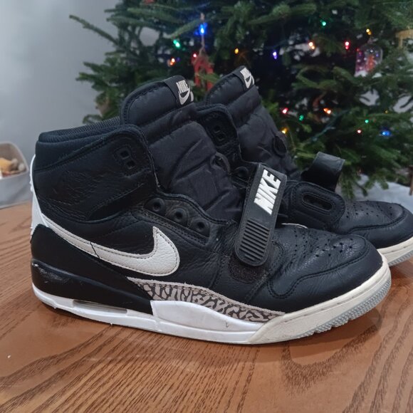 Nike Air Jordan Legacy 312 black cement sneakers Men Size 10 - Picture 4 of 8
